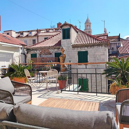 Luxury 2 Bedroom-2 Bathroom Apartment & Studio App With Rooftop Terrace Split Exteriör bild